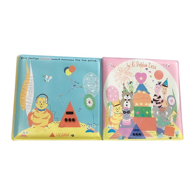 Заводской oem мягкий на ощупь Детский водонепроницаемый пенопласт eva Ванна индивидуальный печатный набор книг