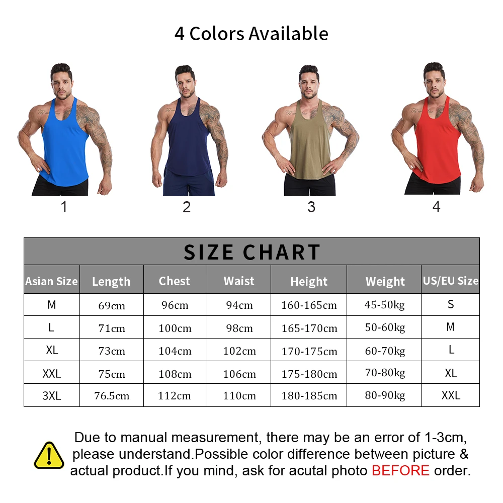 Custom Logo Summer Comfy Soft Organic Cotton Running Men Tank Top Bulk