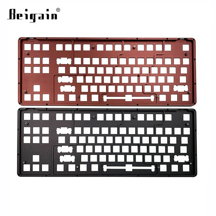 Custom Multicolor Anodizing Aluminum Milling Parts Keyboard Shell