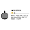 2 pares CRBP008 (PARA HAYES SOLE MX2 MX3 MX4 MX5 GCX GX2)