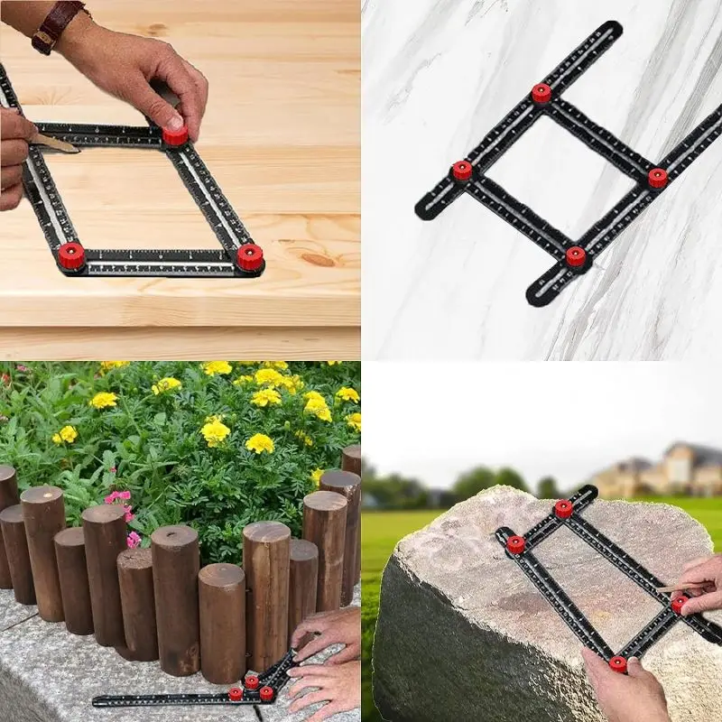 Measuring Tools Digital Angle Meter Inclinometer Fold Ruler Digital Protractor Angle Ruler