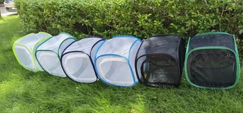 携帯型折りたたみ式メッシュケージ：蝶・爬虫類用昆虫飼育ケース、小型