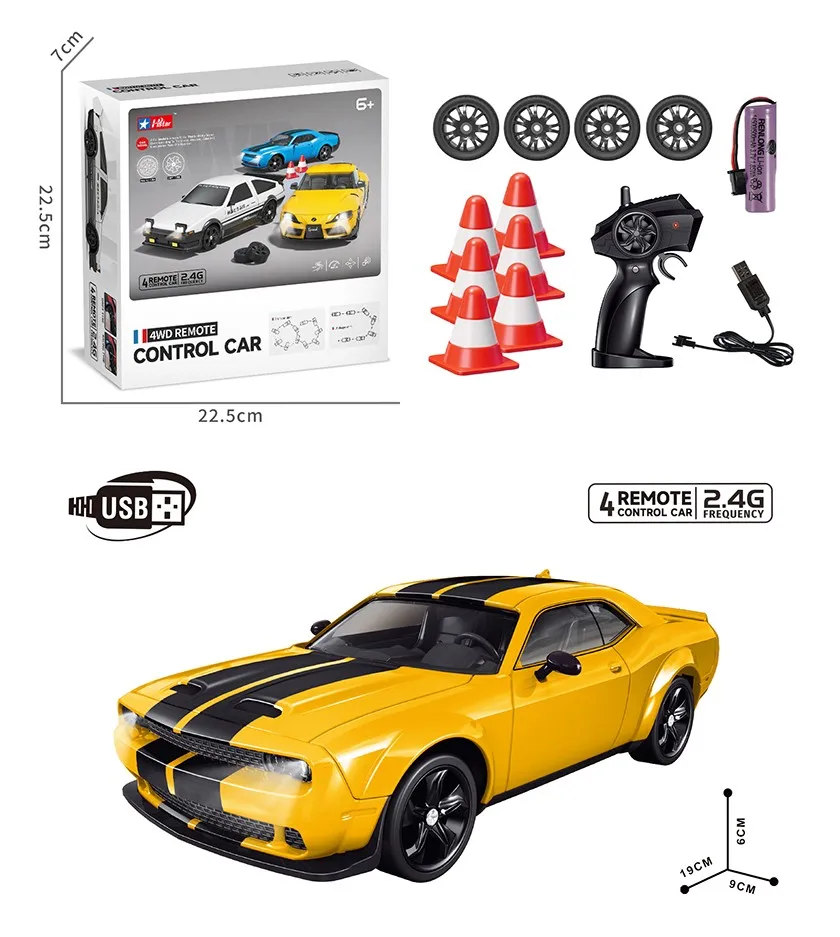EPT 49MHZ Remote Control Electric Racing Drift Car 360 Rc Car 4x4 Off Road Children Toys Stunt Car