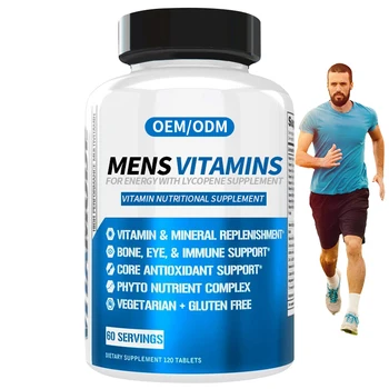 Best Selling Products 2024 OEM Private Label Multivitamin Supplement Daily Vitamins For Mens Vitamins With Lycopene Tablets
