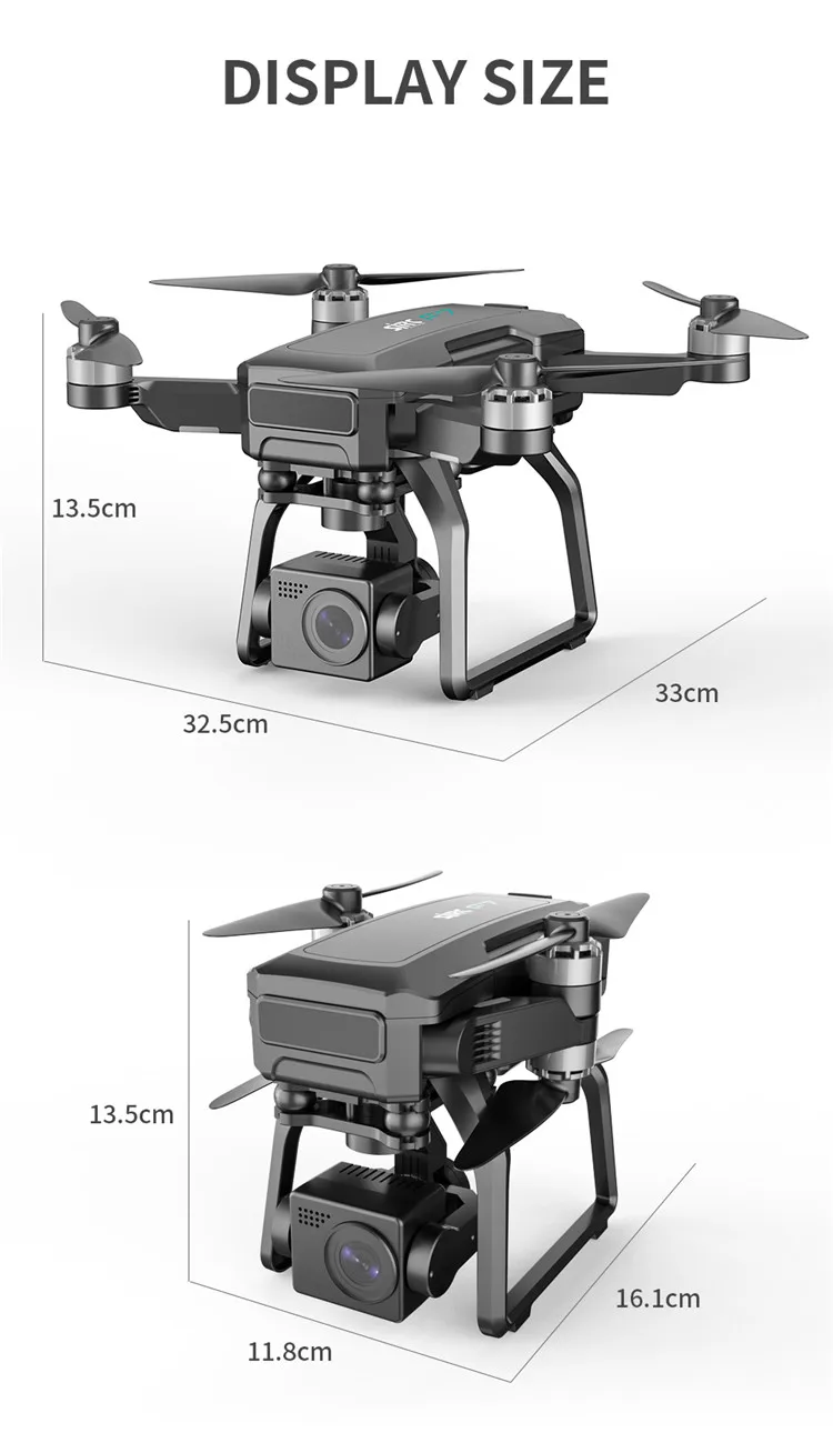 Flyxinsim F7 4k Pro Dual Camera Gps 25mins 3km Fpv 3axis Gimbal 5g Wifi Drone With Camera