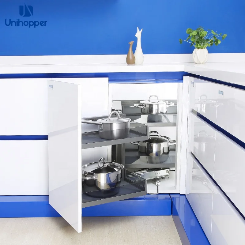 Magic Cabinet System for a Corner  Corner kitchen cabinet, Interior design  kitchen small, Kitchen cabinet storage