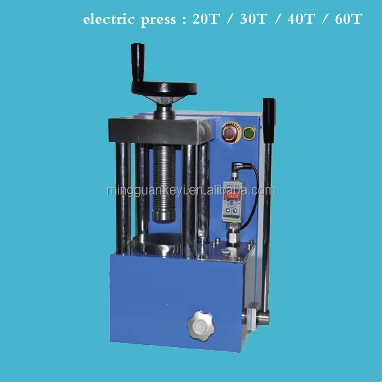Press Compound Process On Machine 20T Bench-press Automated Laboratory Hydraulic Press for Compound or ...