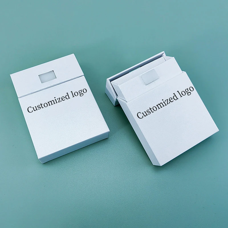 Custom Fancy Cardboard Boxes Cigarette Style Child Resistant Pre Paper Roll Packaging CR Press Button Cigarette Style Paper Box