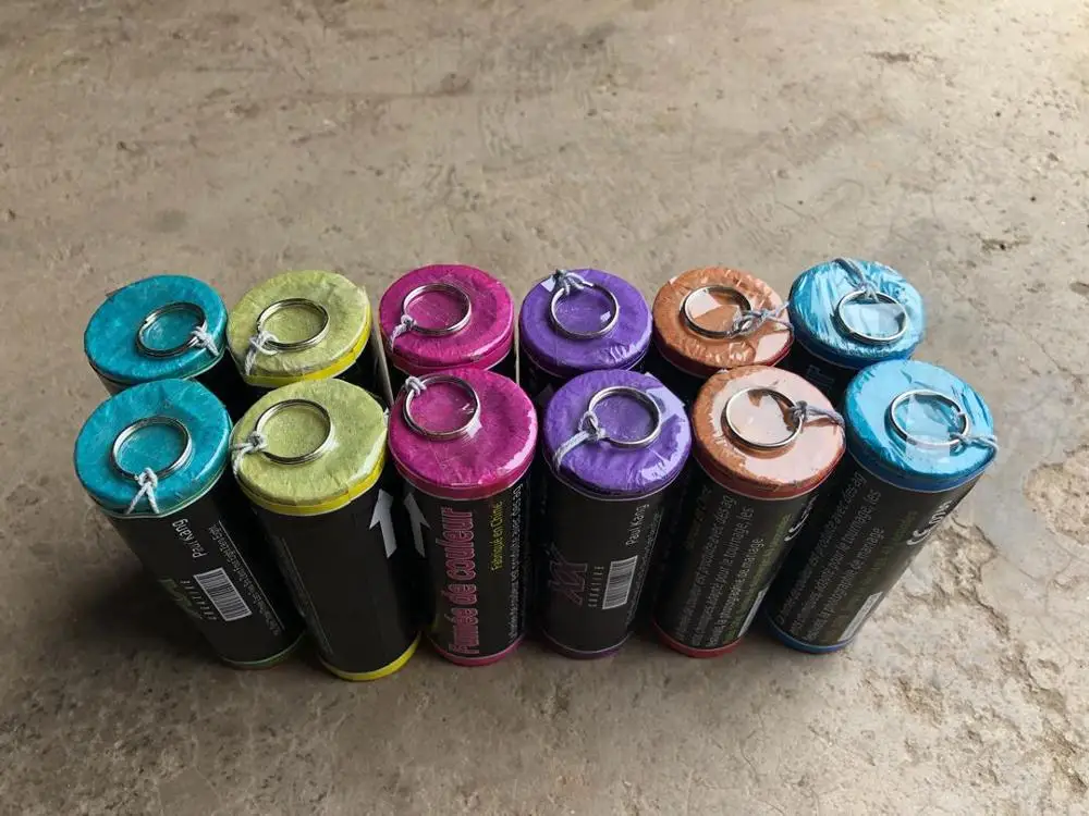 Safe Sparkler Magic Daytime Fireworks Pull Grenades Color Smoke