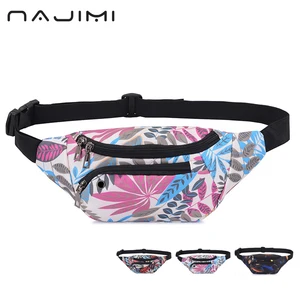 Luxury Wholesale Waterproof Designer Custom Print Crossbody Shoulder Traveling Running Waist Belt Bag Fanny Pack For Women