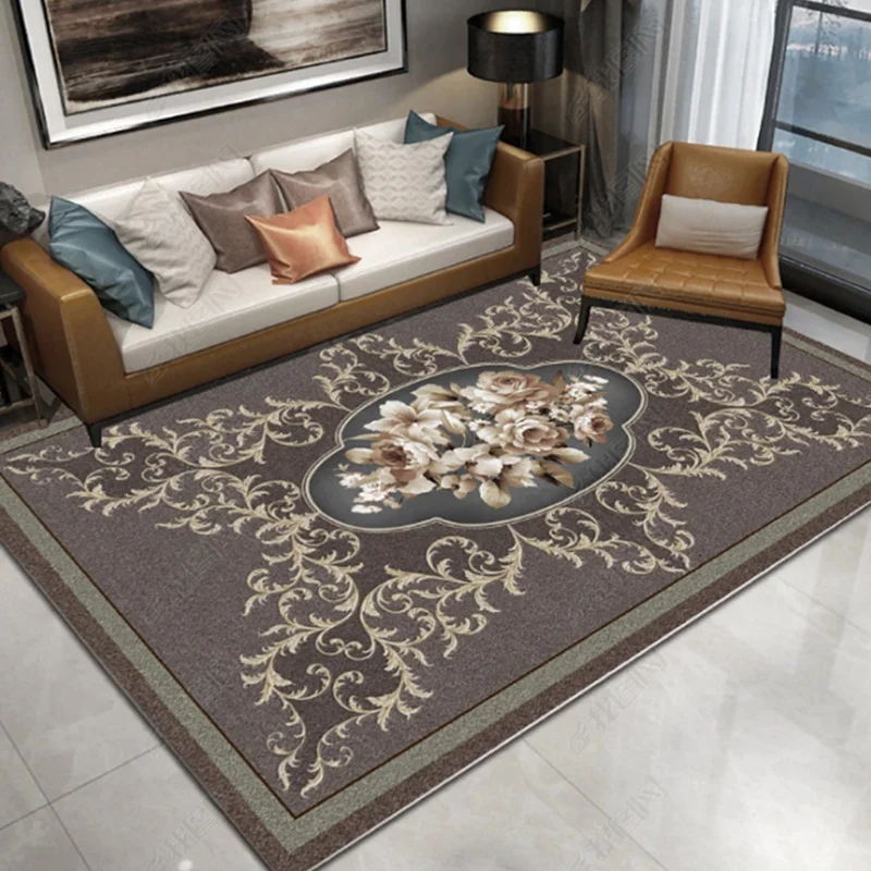 Crystal Velvet Carpet, Weight /㎡, Large Carpet For Living Room, Bedroom And  Dining Room, Bohemian Style Carpet, Easy To Clean, Machine Washable,  Non-slip And Waterproof Floor Mat, Home Decoration, Room Decoration 