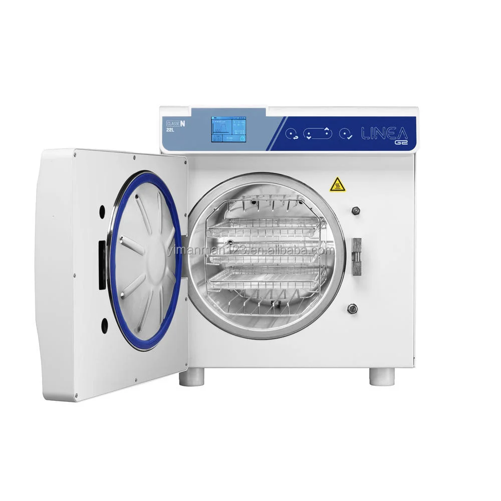 autoclavus Chirurgicus Classis N Sterilizator Surgicalis 22 L, Sterilizator Dentalis ad Vaporem, Sterilizator Hospitalaris ex Acciaio Inox