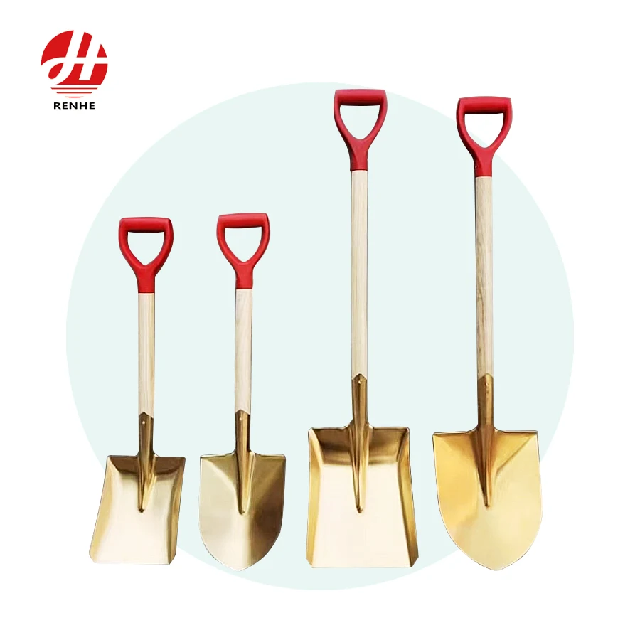 Manufacturer Supplies Aluminum Shovel Hand Tools Multifunction Industry No Spark Spade Garden Fire Copper Shovel