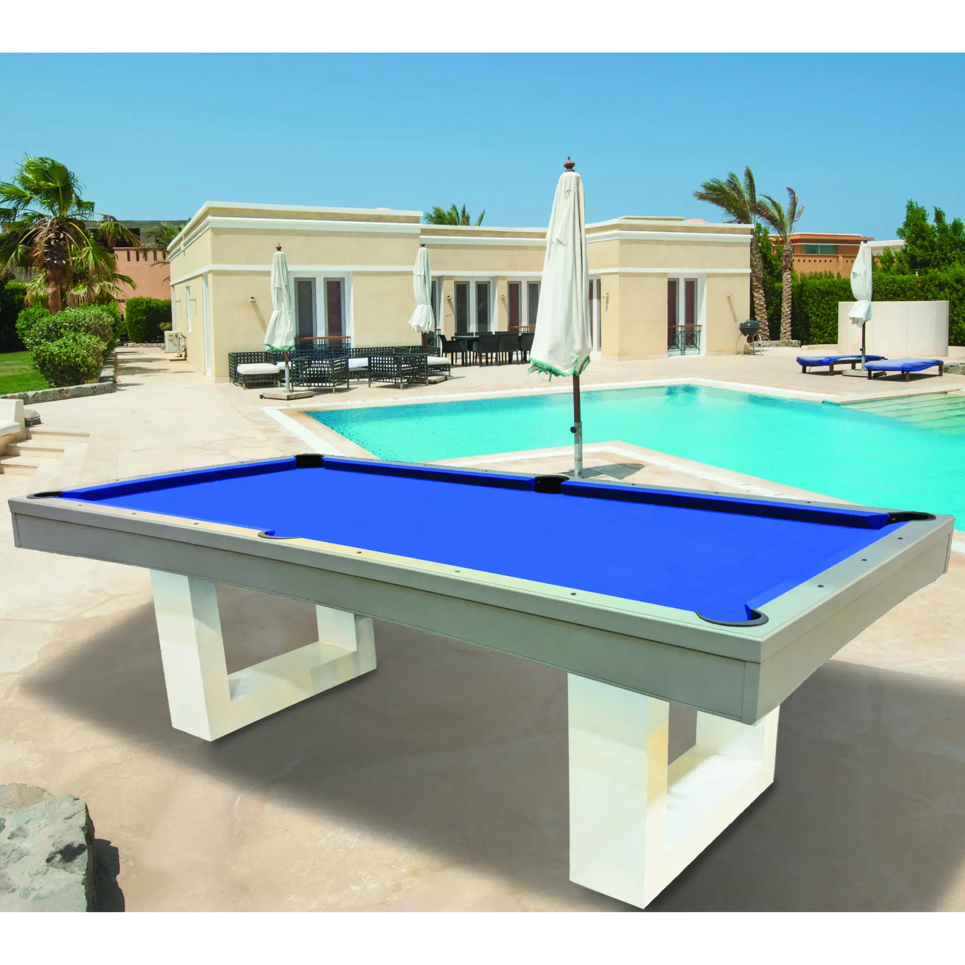 Beautiful Design 3 In 1 Convertible Outdoor Billiard Pool Table 7ft 8ft