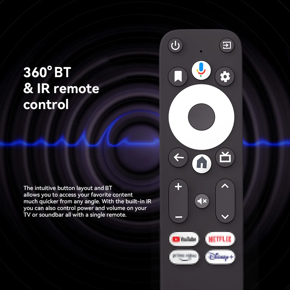 Amlogic S905Y4 OTT ATV Tvbox Android TV Stick 4k HD Net Flix You.tube Google Certified  2+16gb Dual Wifi Smart Android 11 TV Box