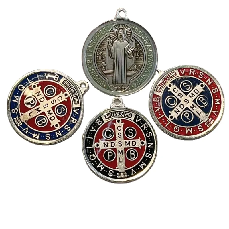 Medalla De San Benito, un Poderoso Amuleto Religioso , Medalla Cruz San Benito/ San Benito Medal