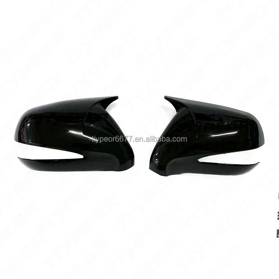 product black side mirror cover with led light trim for lexus rx 2010 2015 lexus rx350 rx450 side mirror cover cap-3