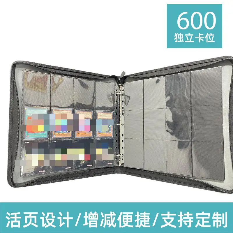 Large Capacity 600 Card TCG Zip Binder for Star Warsz TCG Cards Large Capacity 600 Card TCG Zip Binder for Star Warsz TCG Cards