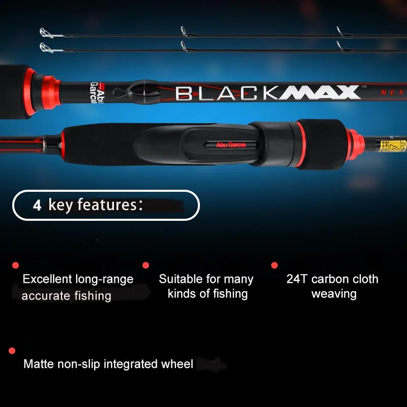 Biddergy - Worldwide Online Auction and Liquidation Services - Abu Garcia  Black Max 100% Graphite Fishing Rod