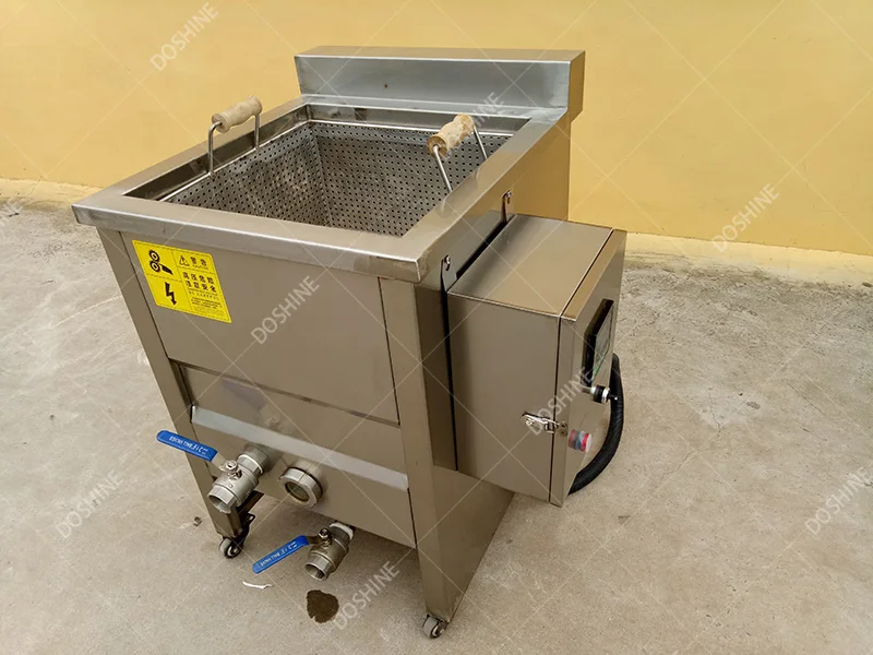 Continuous Spring Roll Deep Fryer Automatic Flip Stirring Fryer Electrical Heating French Fries Banana Chips Frying Machine