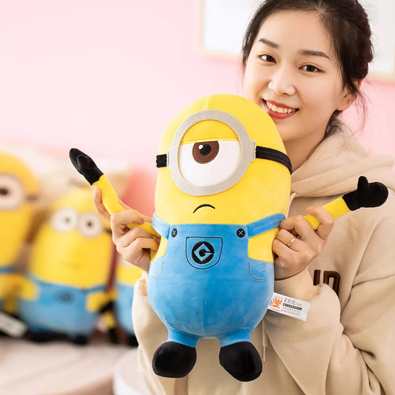 Factory Outlet Despicable Me Little Yellow Man Stuffed Animal Toy Doll Stuffed Plush Toy