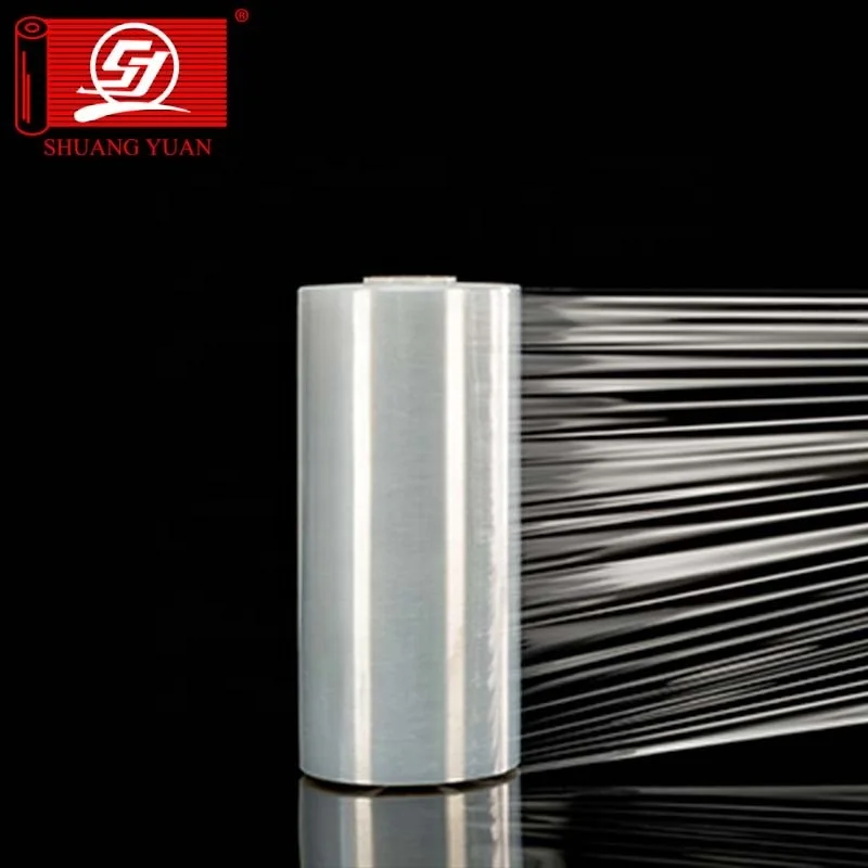 Industrial LLDPE Pallet 16kg Machine Wrapping Film Roll Plastic Film Automatic Winding Machine Stretch Film