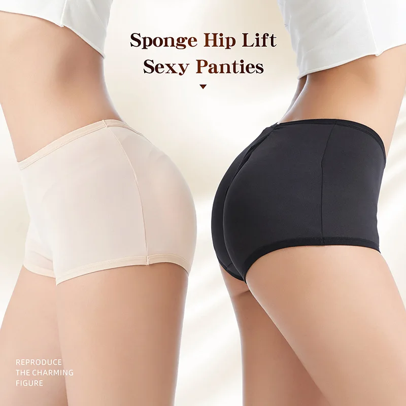 In Stock Item Polyester Push up and Enhancer Hip Padded Panties Women 3XL
