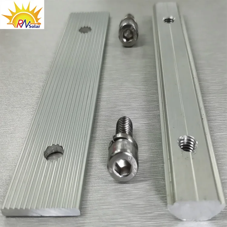 Aluminum Solar Rail Splice Kit Solar Mounting Rail Connector Industrial Commercial Lithium Ion PWM Mppt Polycrystalline Silicon