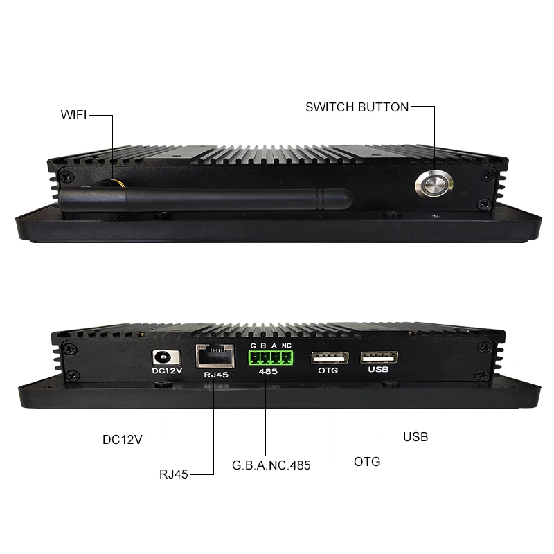 Automation Equipment Program Rk3128 Fanless Design All in One Computer 7inch Android Tablet Pc Rs232 Wifi