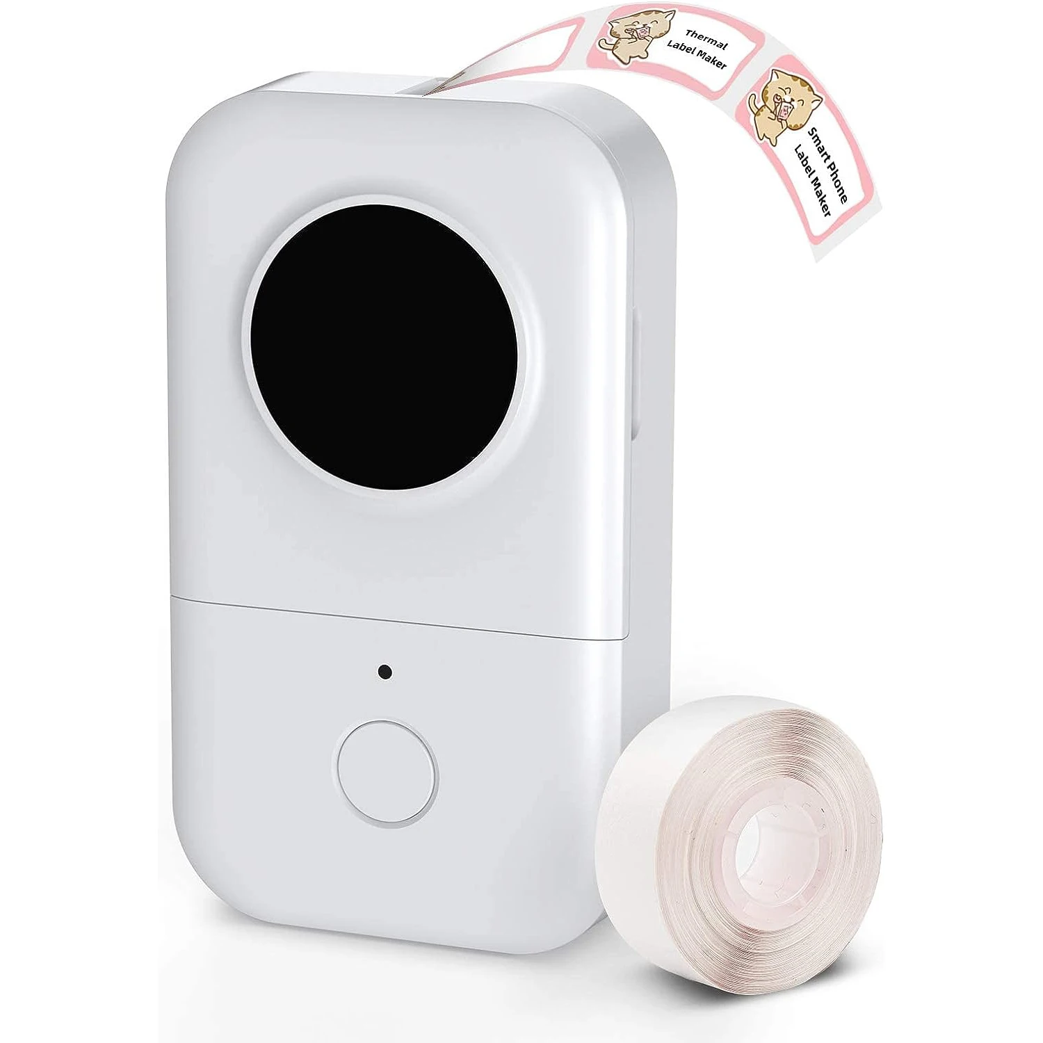 Phomemo D30 Label Maker-ブルーtooth Label Maker 2021 Version ポータブル Mi Thermal Phone Label Prter Easy to use Organization, Home Phomemo D30 Portable Bluetooth Label Maker, Mini Phone Labeler