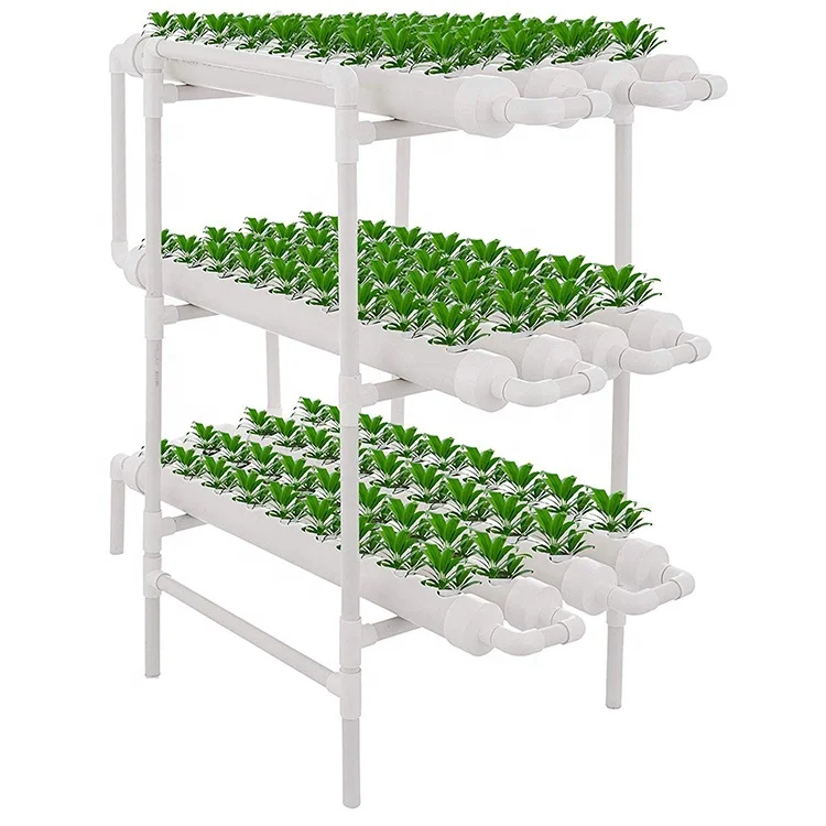 108 Holes Hydroponic Grow Kit 3 Layer Aquaponic Planting System for Home Plants Hydroponic System