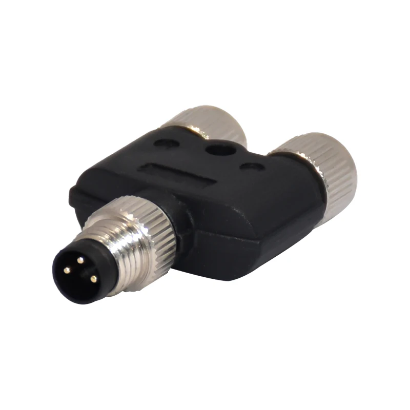 Rigoal Y type 34568pin M8 waterproof connector socket header ABD port male and female IP68 connector factory