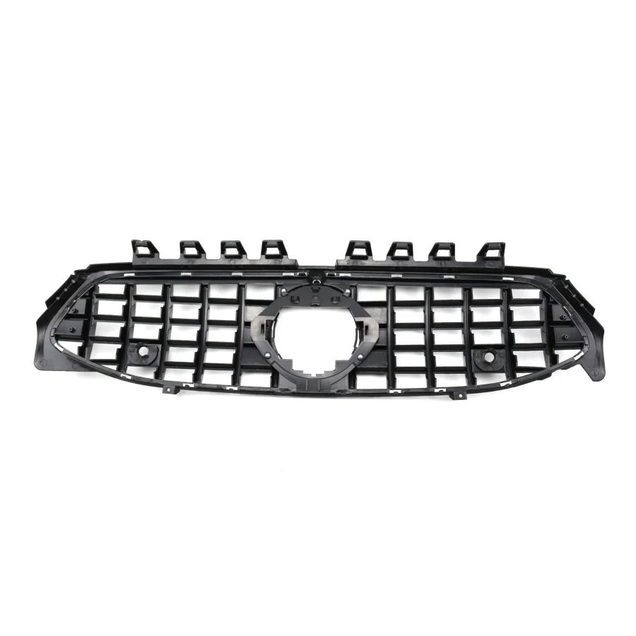 product tiypeor grill for mercedes benz cla w118 2020  car gtr style chrome color front bumper grille abs pp plastic-6