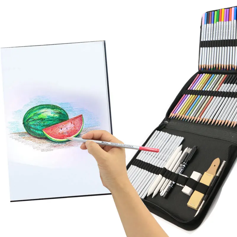 Bview Art Professional 71 Pieces Art Set Sketch Drawing Pencil Kit Pencil  Sketching Charcoal Pencil Tools Set For Artist