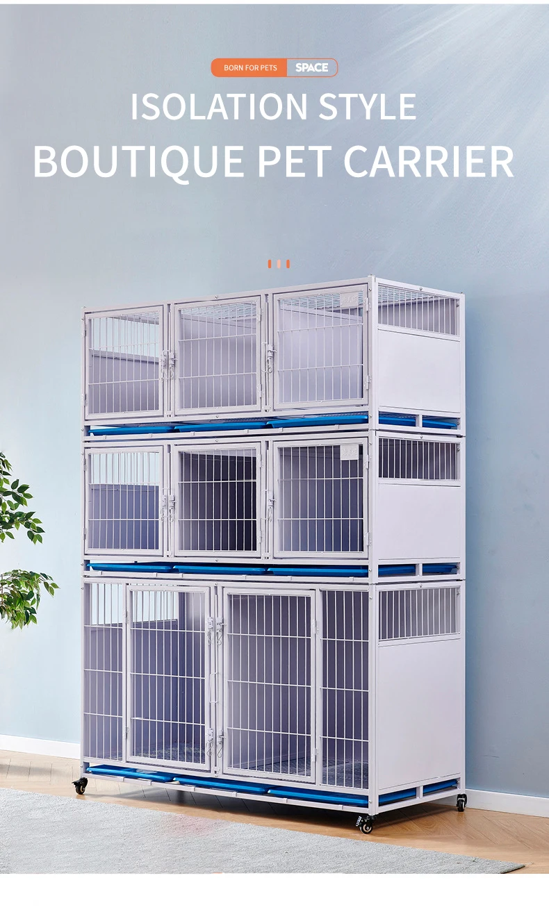 High Performance Customized Double Dog Cage Manufacturers Large Pet