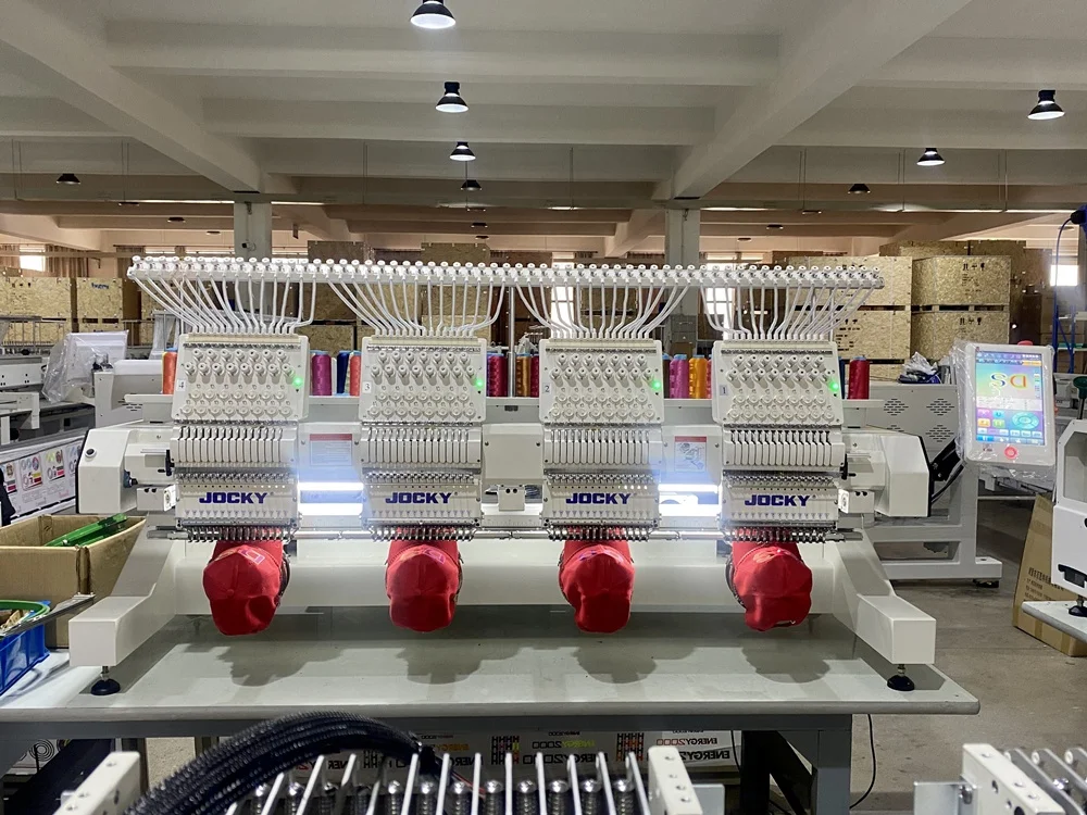 Jk-bc1204 Embroidery Machine 4 Head Embroidery Machine Embroidery ...