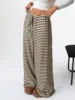 Brown and white stripes