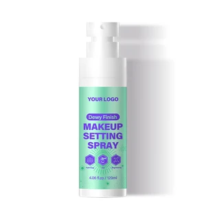 120ml Waterproof Hydrating Makeup Setting Spray with Long-Lasting Moisturizing Mineral Ingredients Dewy Finish Glitter Look