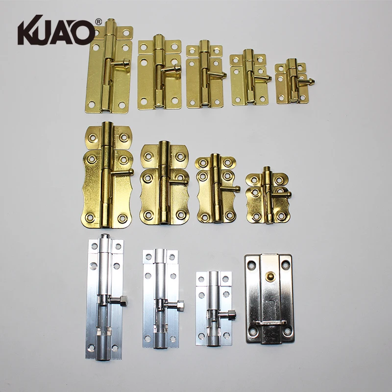 OEM Zinc Alloy Door Bolts and Flush Bolts Latch Lock Assorted Sizes Tower Bolt for Supermarkets Only