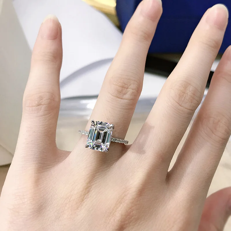 The New S925 Sterling Silver Ring Female Light Luxury Personality