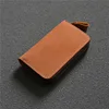 Light brown-crazy horse top-grain cowhide