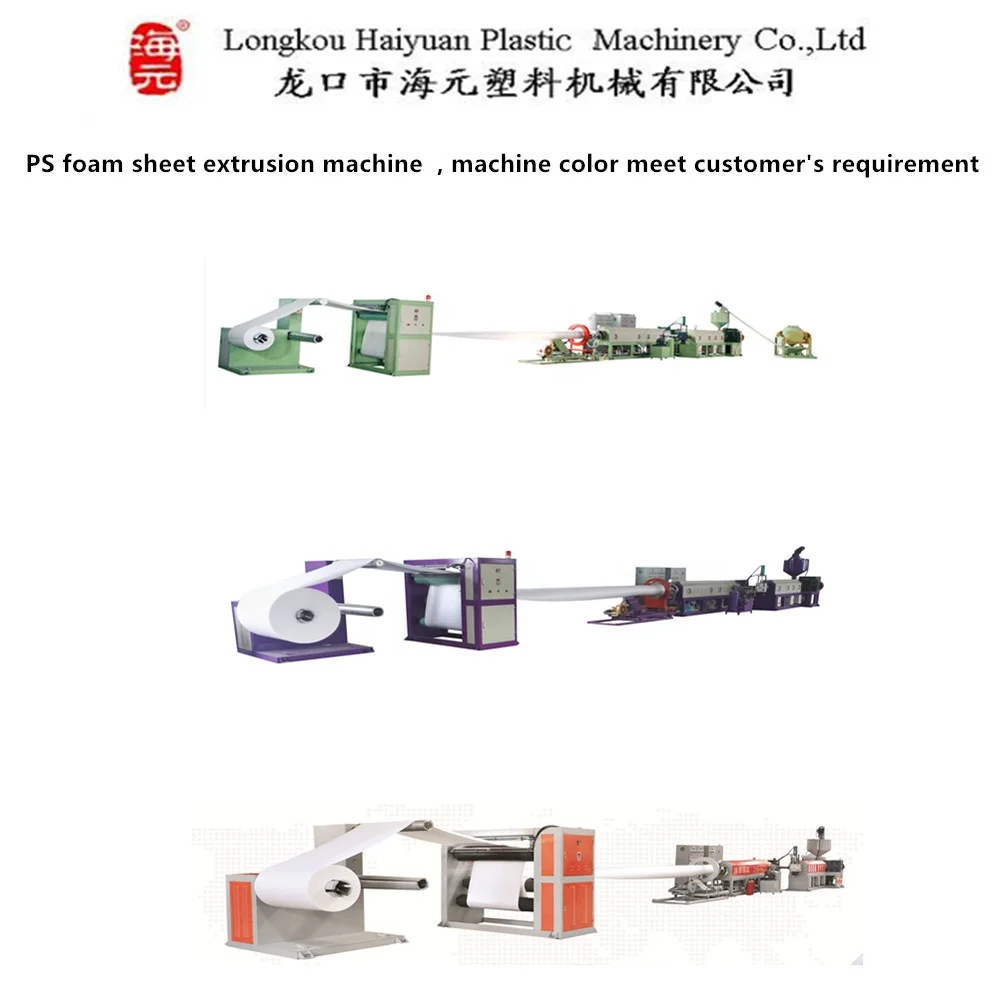 PLA PS EPE XPS Disposable Foam Sheet  Food Lunch Box Production Machine