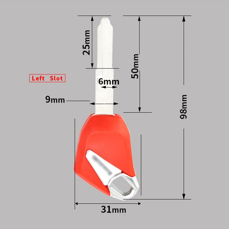 Синий заменяет левый боковой слот Uncut Blade мотоциклетный ключ пустой для KAWASAKI Z-1000 Z 1000 Z1000 2014 2015