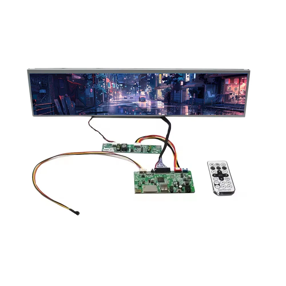 BOE 29 inch uitgerekte balk TFT-LCD-panelmodule DV290FBM-N10 met resolutie 1920x540 en achtergrondverlichting van 700 cd/m² voor winkelplankweergave