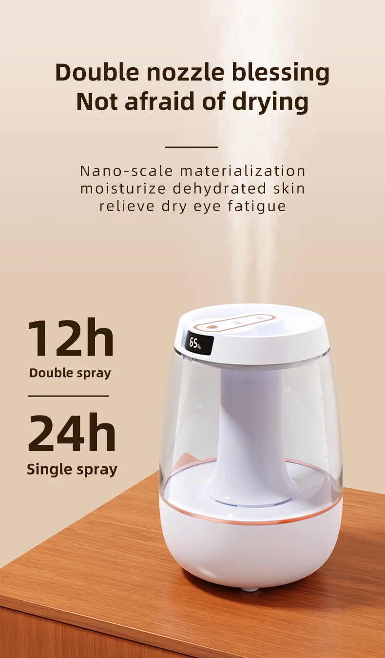 New Arrival 3000ml Ultrasonic Smart Humidifier Diffuser Led Night Light ...