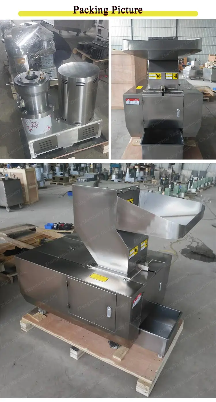 Goat Cow Beef Cattle Bone Shredder Shredding Machine Frozen Meat Crusher