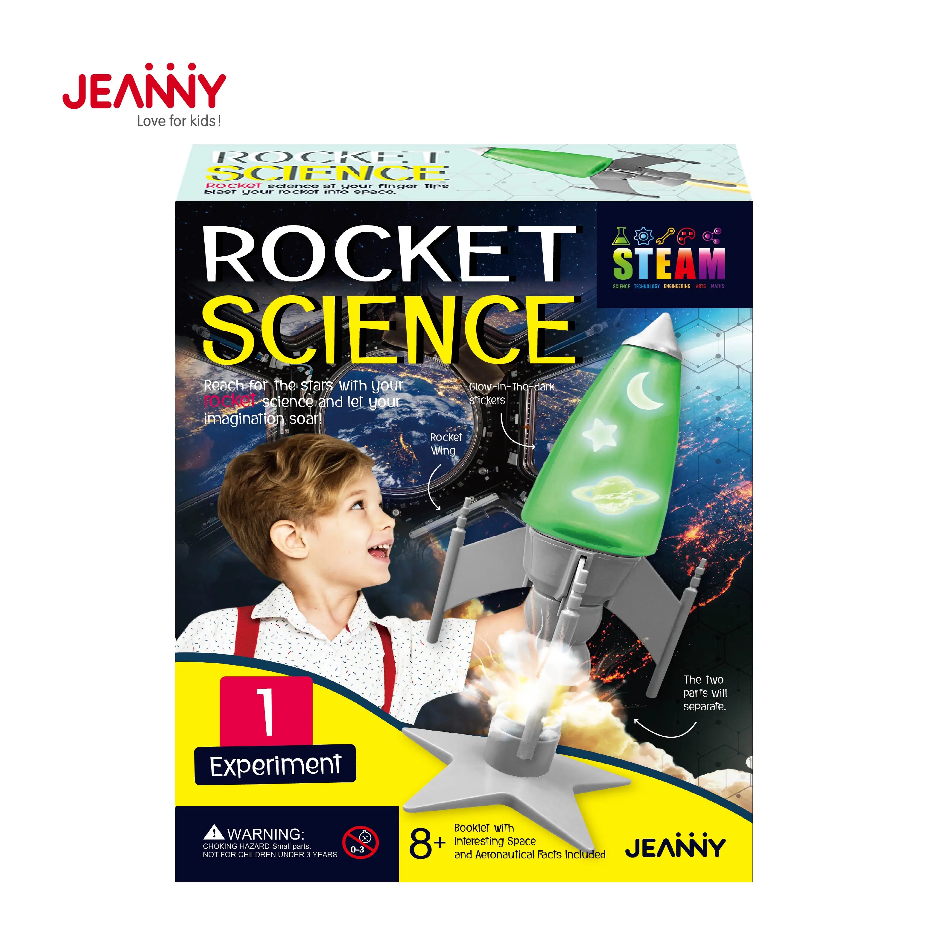 STEM DIY Craft Handmade Kit Educational Toys Gift New Arrival Design Blast Your Rocket Science Toy Kit Children 2020 for Kids