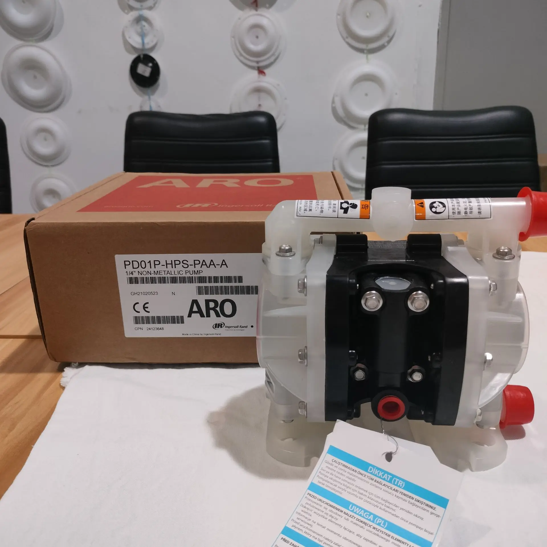 Pneumatic Diaphragm pump PP shell+Santoprene Diaphragm PD01P supplier