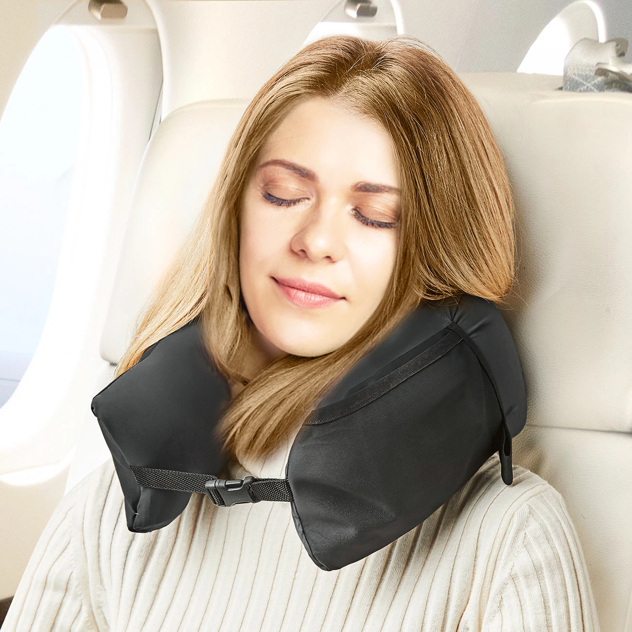 3 in 1 Twist Small Personalized Neck Pillow Travel Hand Memory Foam Travel Pillow