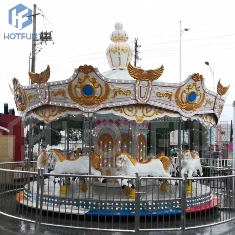 Manege Merry Go Round Carrousel Carnival Rides Amusement Park Rides Carousel Horse for Sale